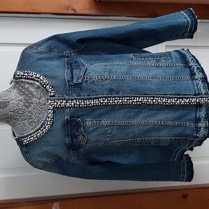 Jeweled Jean Jacket